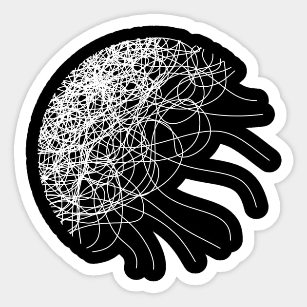 ABSTRACT LINES Sticker by azified